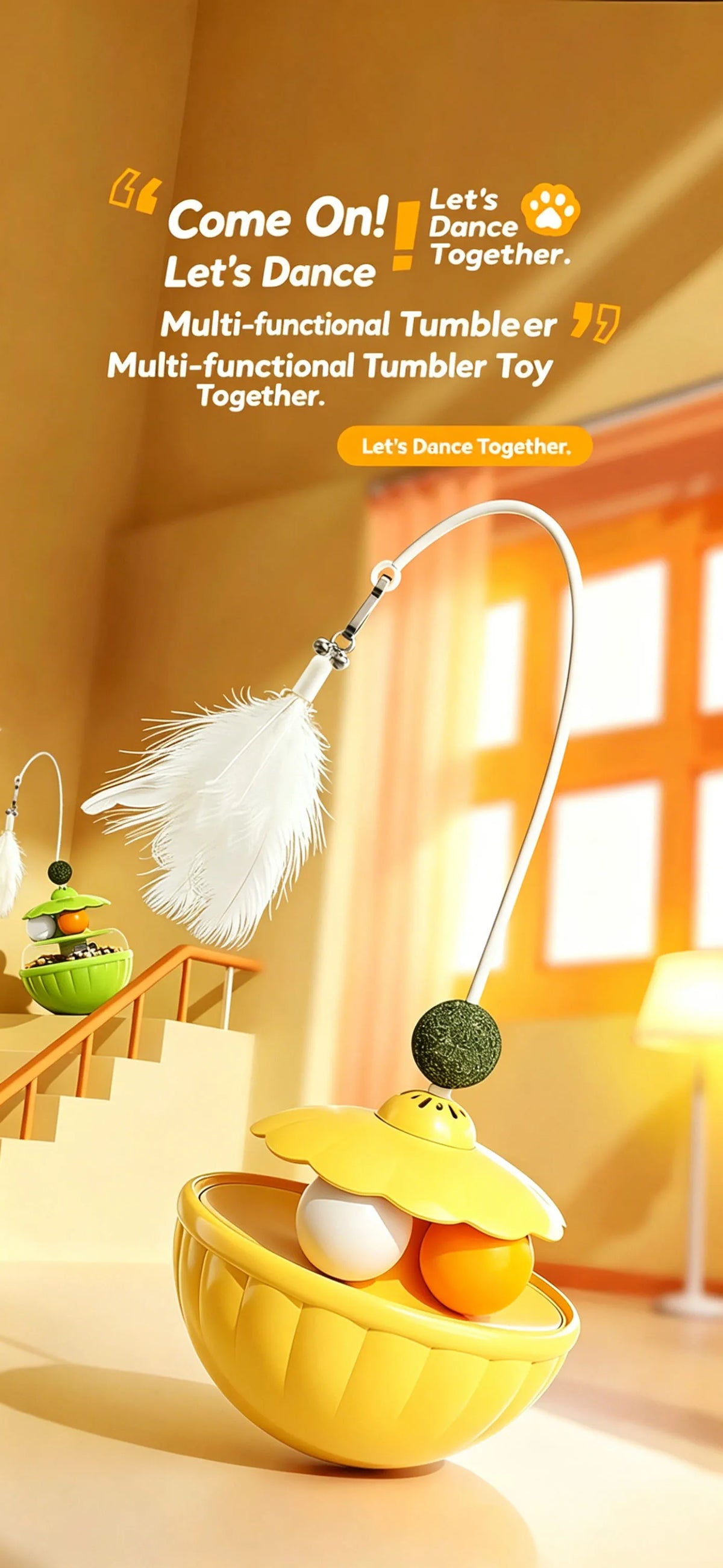 Wobble Chase Cat Toy