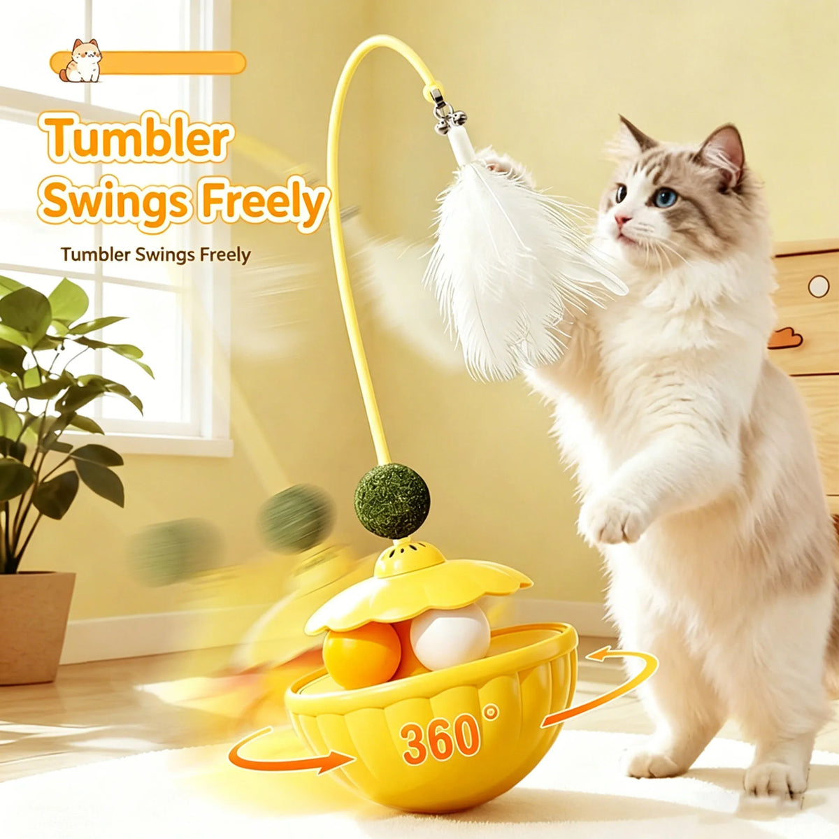 Wobble Chase Cat Toy