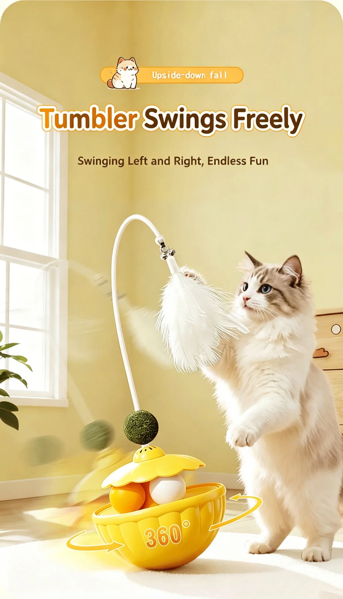 Wobble Chase Cat Toy