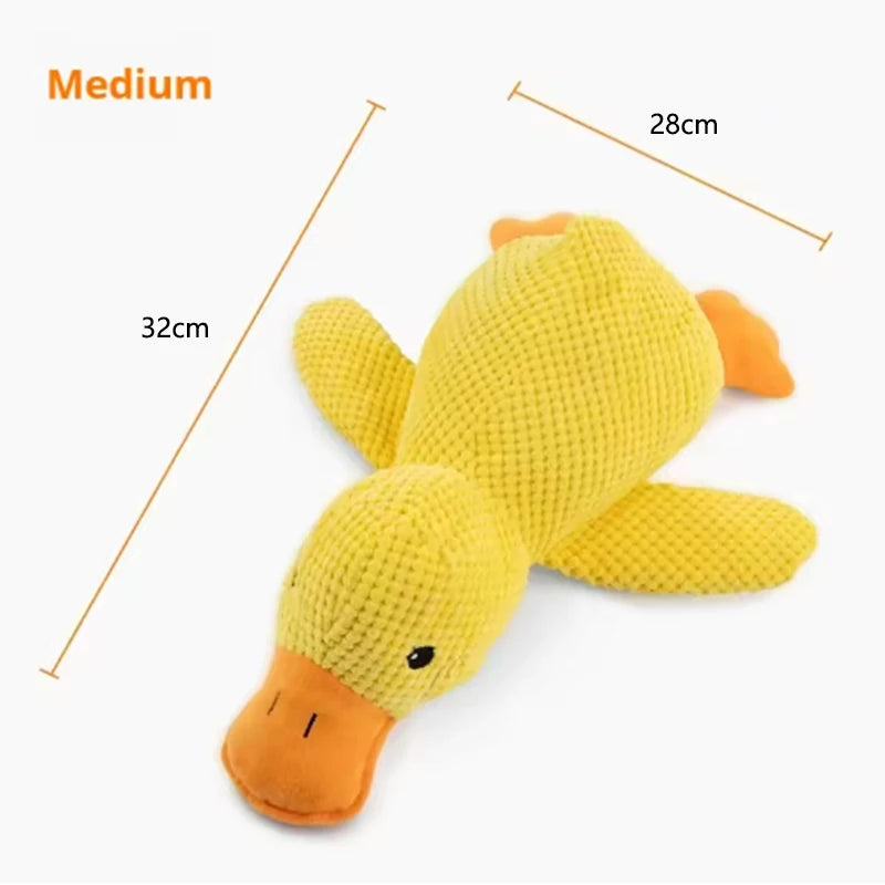 Squeaky Duck Plush Toy