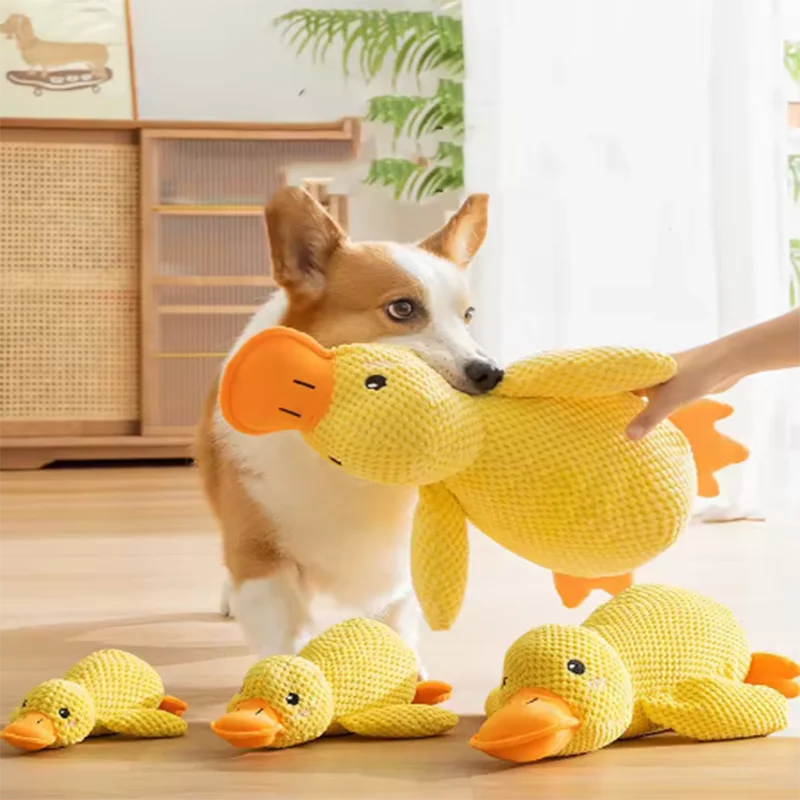 Squeaky Duck Plush Toy