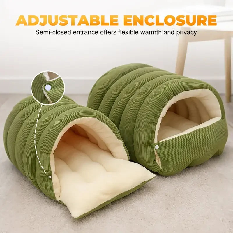 Snug Hideaway Cat Cave Bed